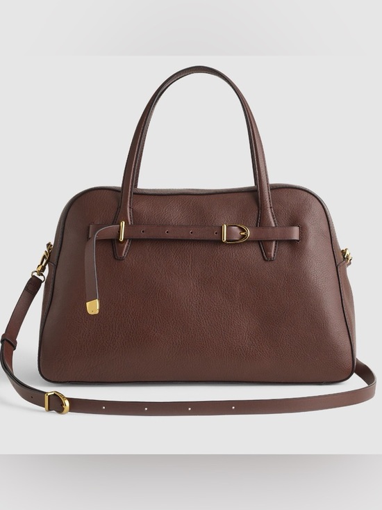 Madewell Handbags - BRAND NEW Madewell Belted Satchel Bag - Rich Brown
